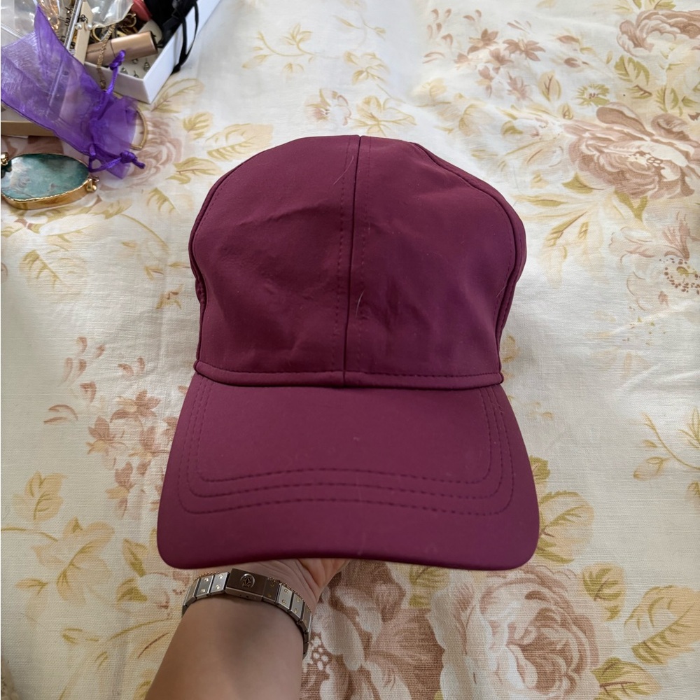 Lululemon Women’s Maroon Baseball Cap - Classic Everyday Hat